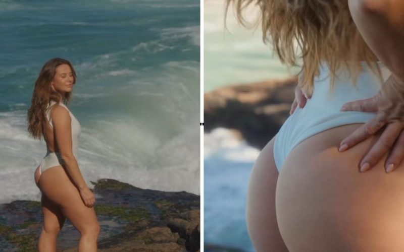 Paolla Oliveira posta vídeo sensualizando na praia em cenário paradisíaco